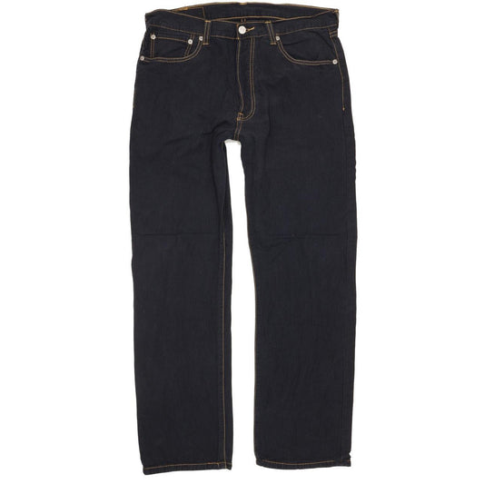 Levi's 501 Men Navy Straight Regular Trousers W34 L30