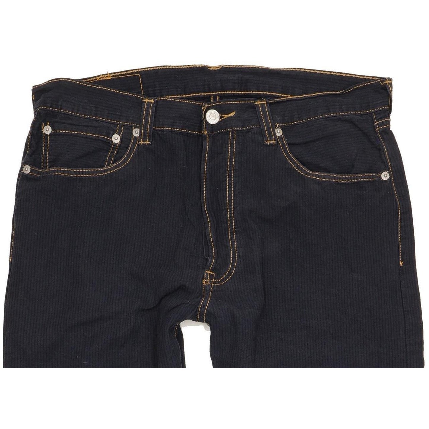 Levi's 501 Men Navy Straight Regular Trousers W34 L30