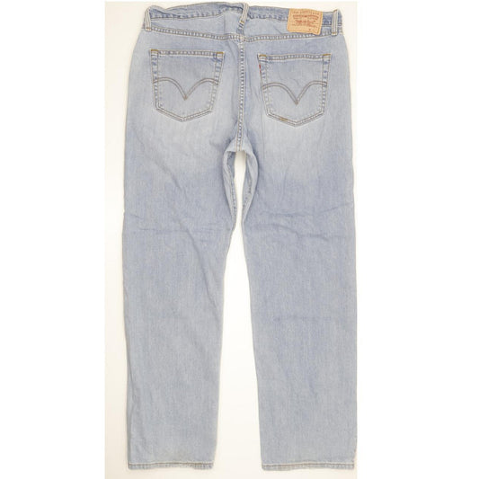Levi's 751 Men Blue Straight Regular Stretch Jeans W38 L32