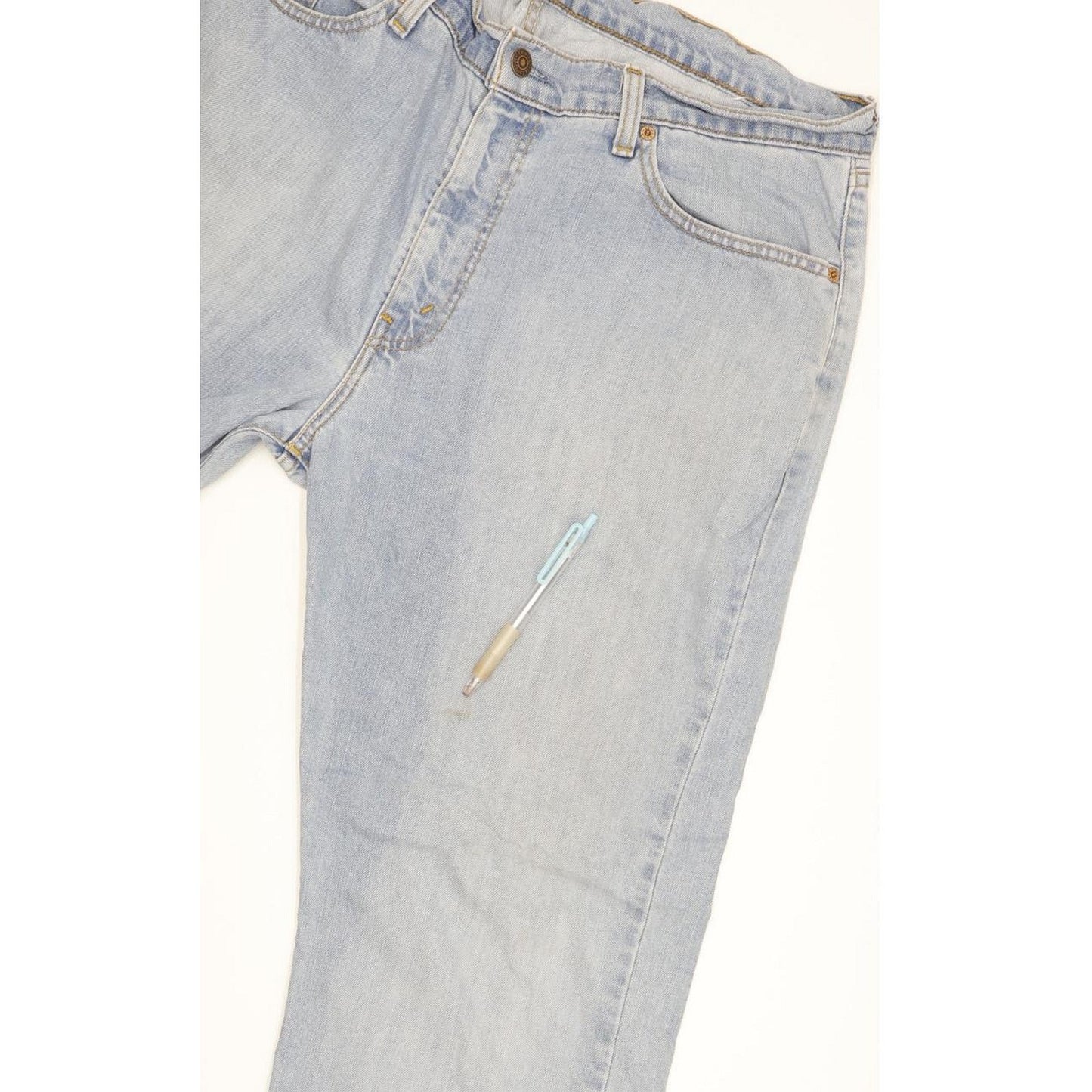 Levi's 751 Men Blue Straight Regular Stretch Jeans W38 L32