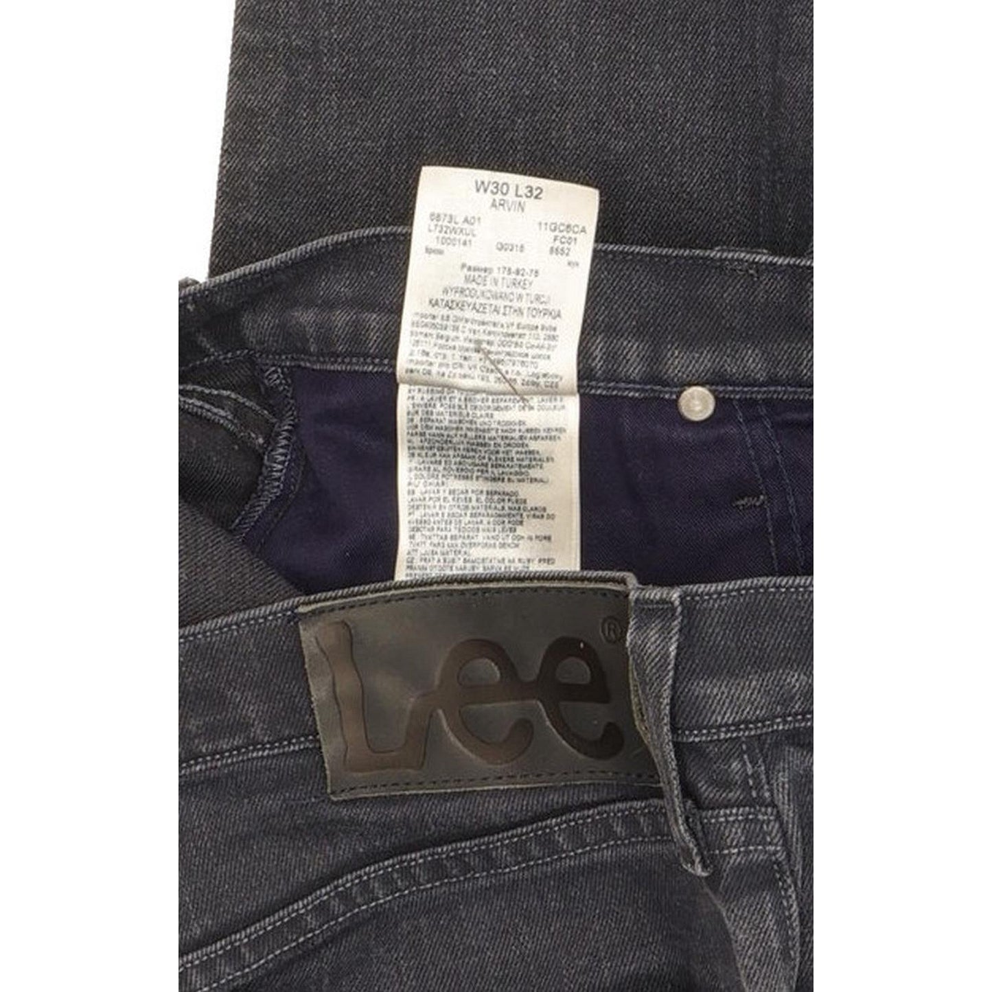Lee Arvin Men Blue Skinny Slim Stretch Jeans W30 L31