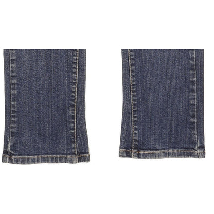 Levi's 504 Women Blue Straight Slim Stretch Jeans W26 L33