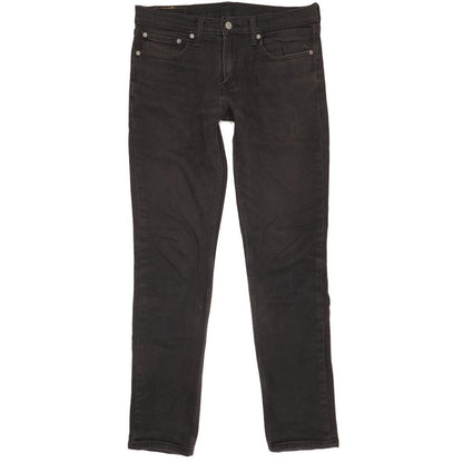 Levi's 511 Men Black Straight Slim Stretch Jeans W32 L33