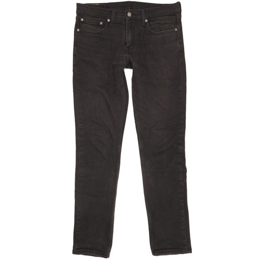 Levi's 511 Men Black Straight Slim Stretch Jeans W32 L33