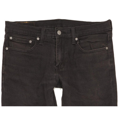 Levi's 511 Men Black Straight Slim Stretch Jeans W32 L33