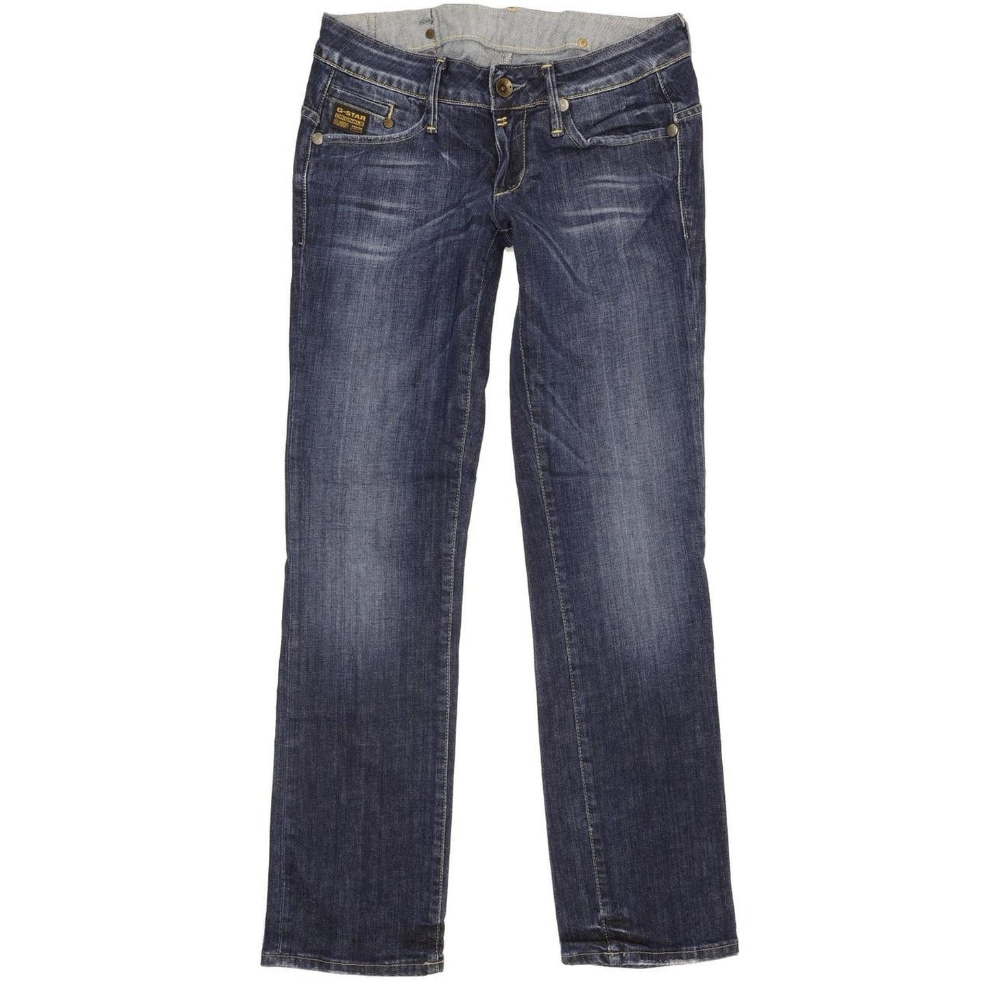 G-Star Midge Women Blue Straight Slim Stretch Jeans W29 L31