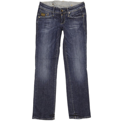G-Star Midge Women Blue Straight Slim Stretch Jeans W29 L31