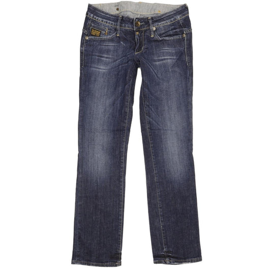 G-Star Midge Women Blue Straight Slim Stretch Jeans W29 L31