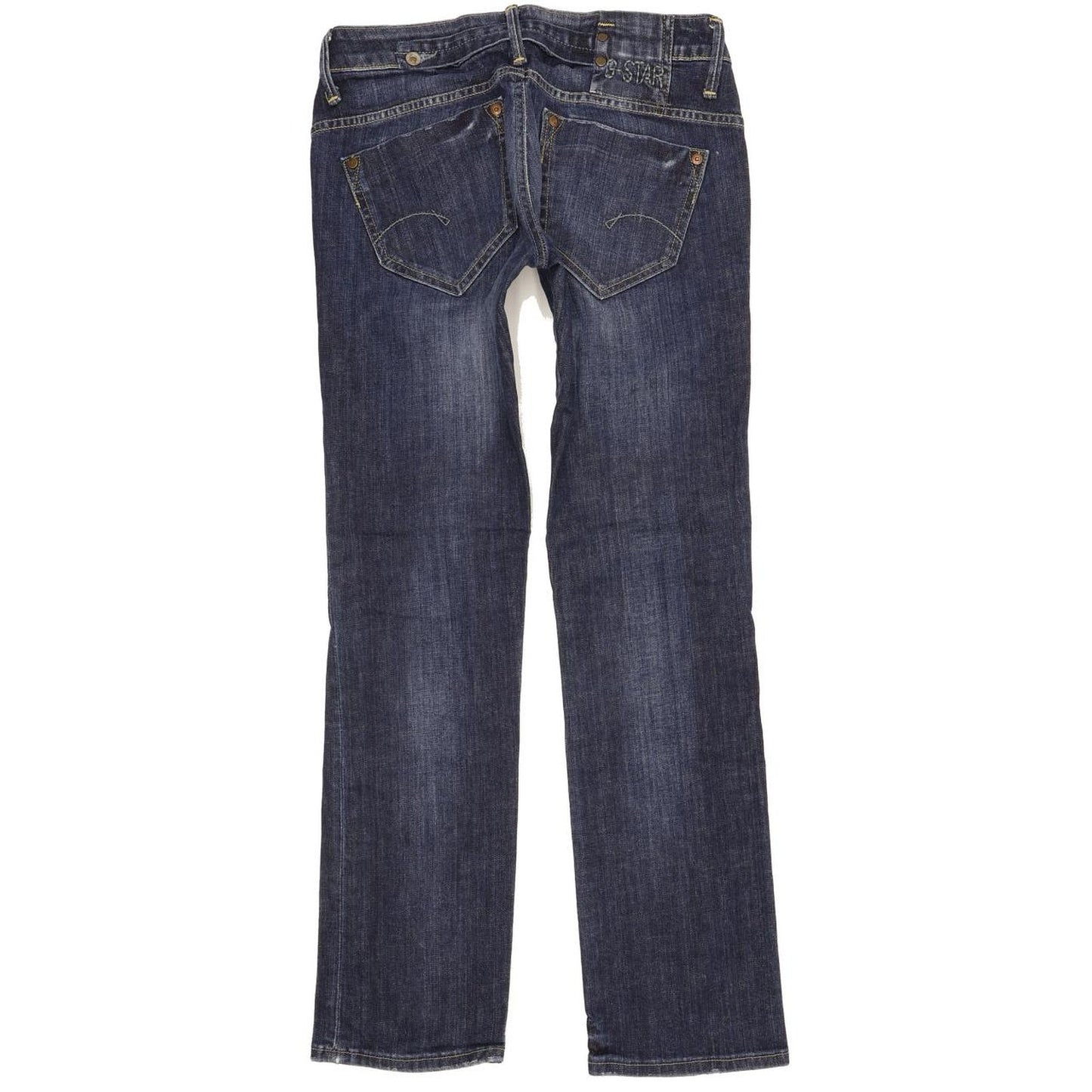 G-Star Midge Women Blue Straight Slim Stretch Jeans W29 L31