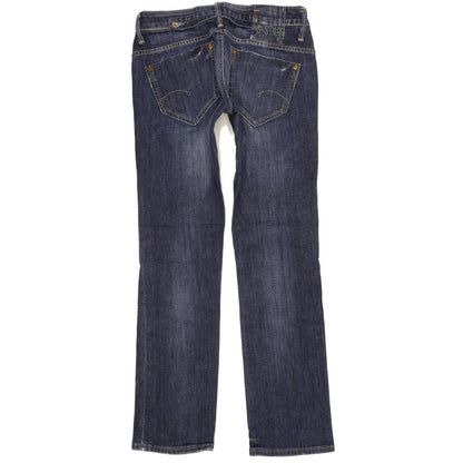 G-Star Midge Women Blue Straight Slim Stretch Jeans W29 L31