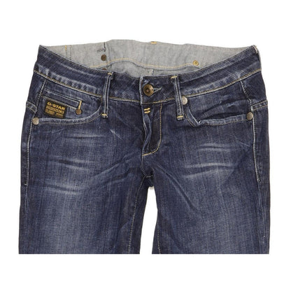 G-Star Midge Women Blue Straight Slim Stretch Jeans W29 L31