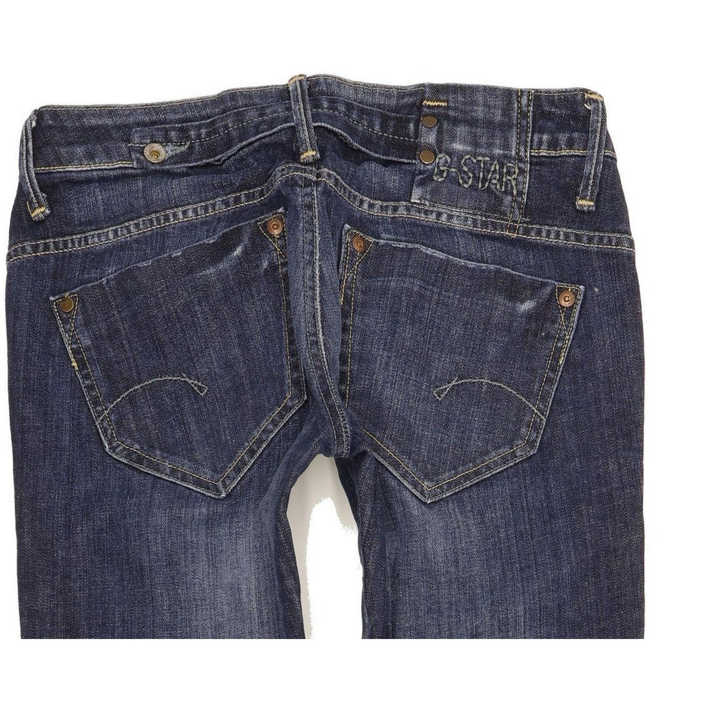 G-Star Midge Women Blue Straight Slim Stretch Jeans W29 L31