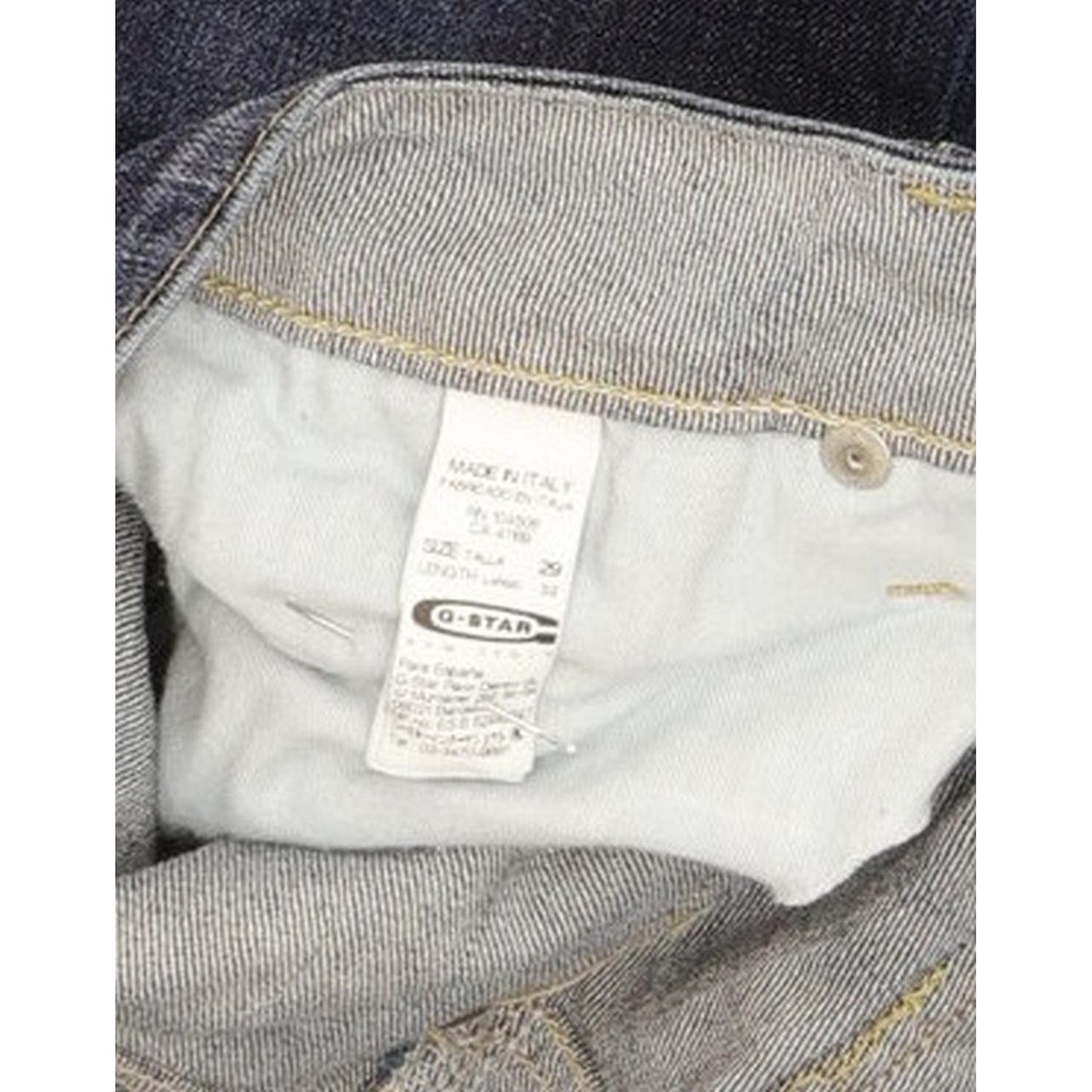 G-Star Midge Women Blue Straight Slim Stretch Jeans W29 L31