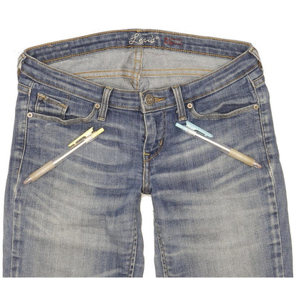 Levi's Women Blue Skinny Slim Stretch Jeans W25 L30