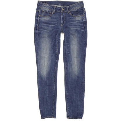 G-Star 3301 Women Blue Skinny Slim Stretch Jeans W30 L30