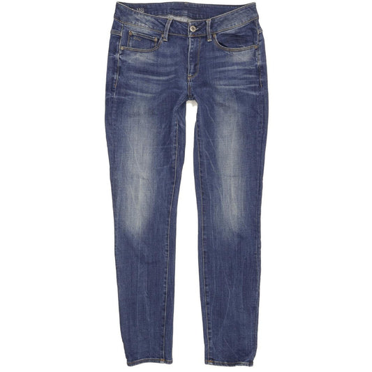 G-Star 3301 Women Blue Skinny Slim Stretch Jeans W30 L30