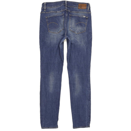 G-Star 3301 Women Blue Skinny Slim Stretch Jeans W30 L30