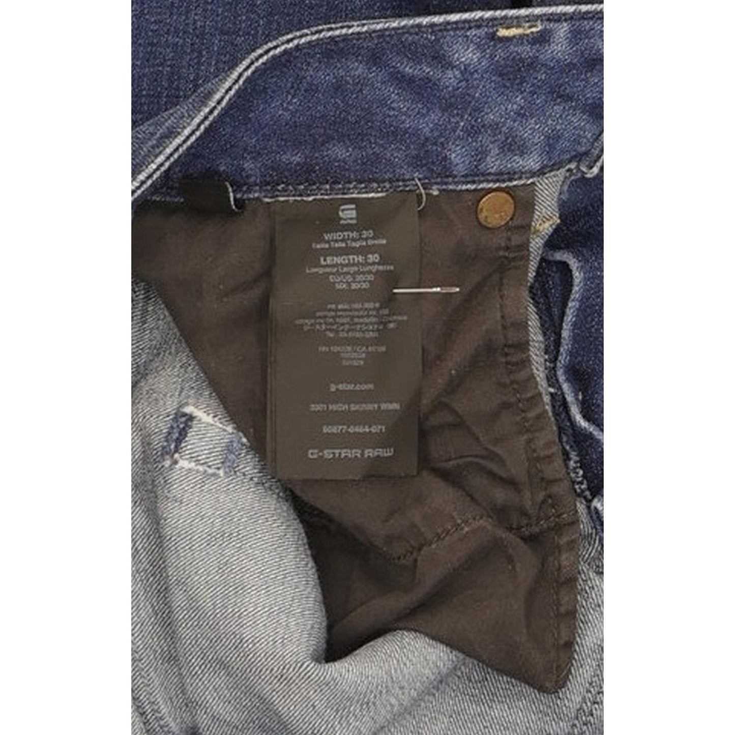 G-Star 3301 Women Blue Skinny Slim Stretch Jeans W30 L30