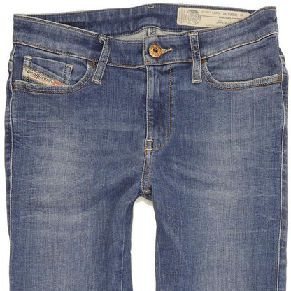 Diesel Skinzee Women Blue Skinny Slim Stretch Jeans W26 L28