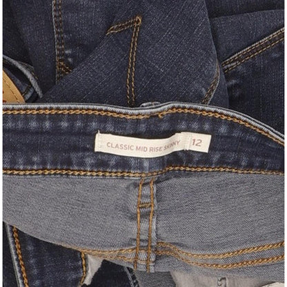Levi's Women Blue Skinny Classic Stretch Jeans W28 L28