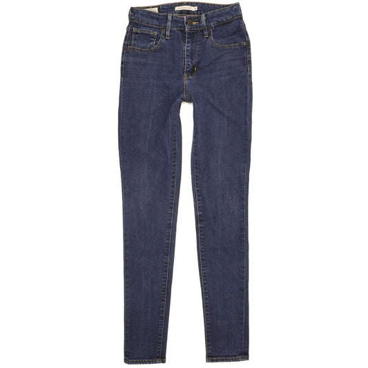 Levi's 721 Women Blue Skinny Slim Stretch Jeans W25 L30