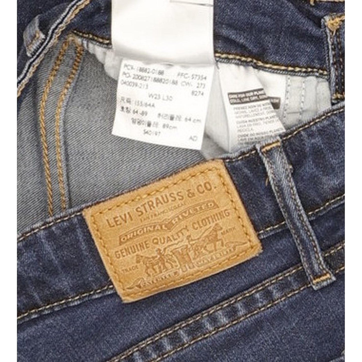Levi's 721 Women Blue Skinny Slim Stretch Jeans W25 L30