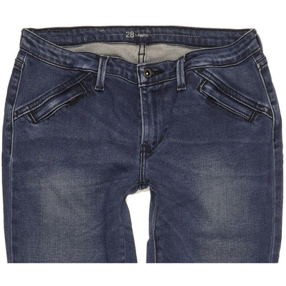 Levi's Legging Women Blue Skinny Slim Stretch Jeans W28 L30