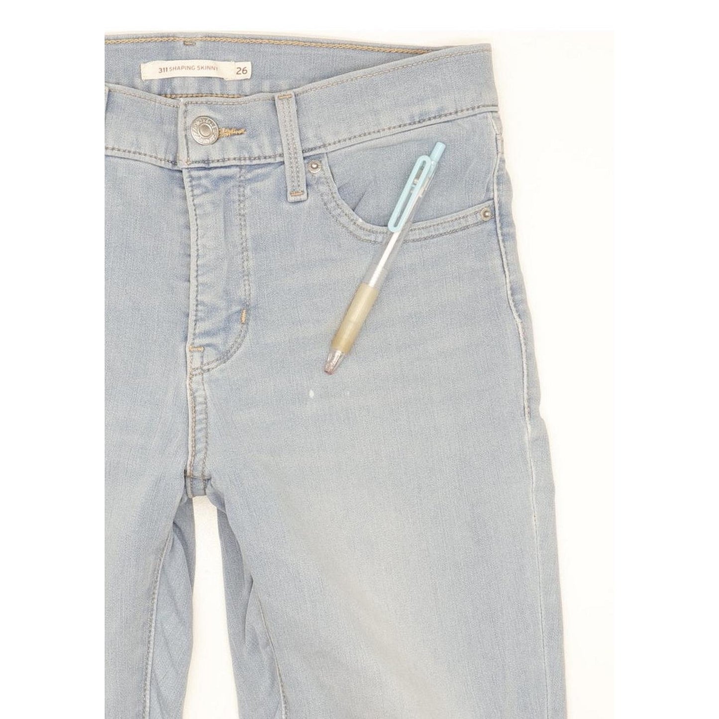 Levi's 311 Shaping Women Blue Skinny Slim Stretch Jeans W26 L32
