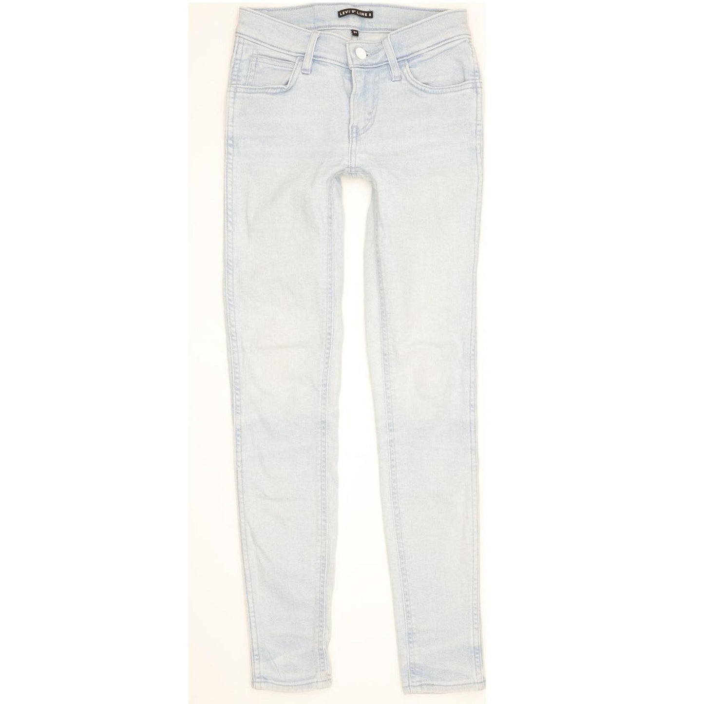 Levi's Line 8 Women Blue Skinny Slim Stretch Jeans W24 L30
