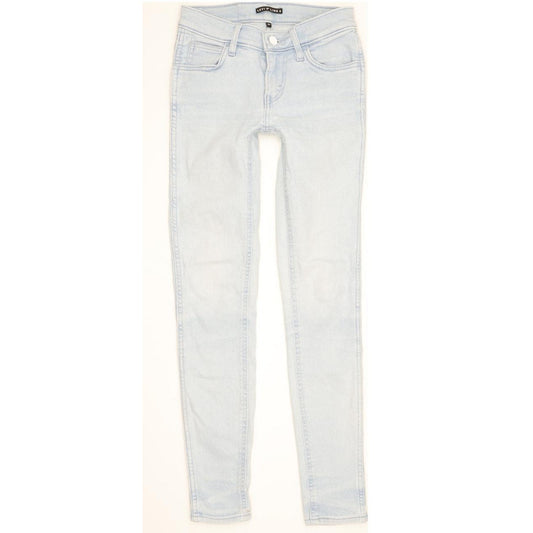 Levi's Line 8 Women Blue Skinny Slim Stretch Jeans W24 L30