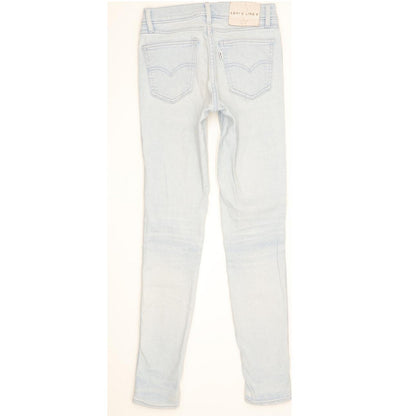 Levi's Line 8 Women Blue Skinny Slim Stretch Jeans W24 L30