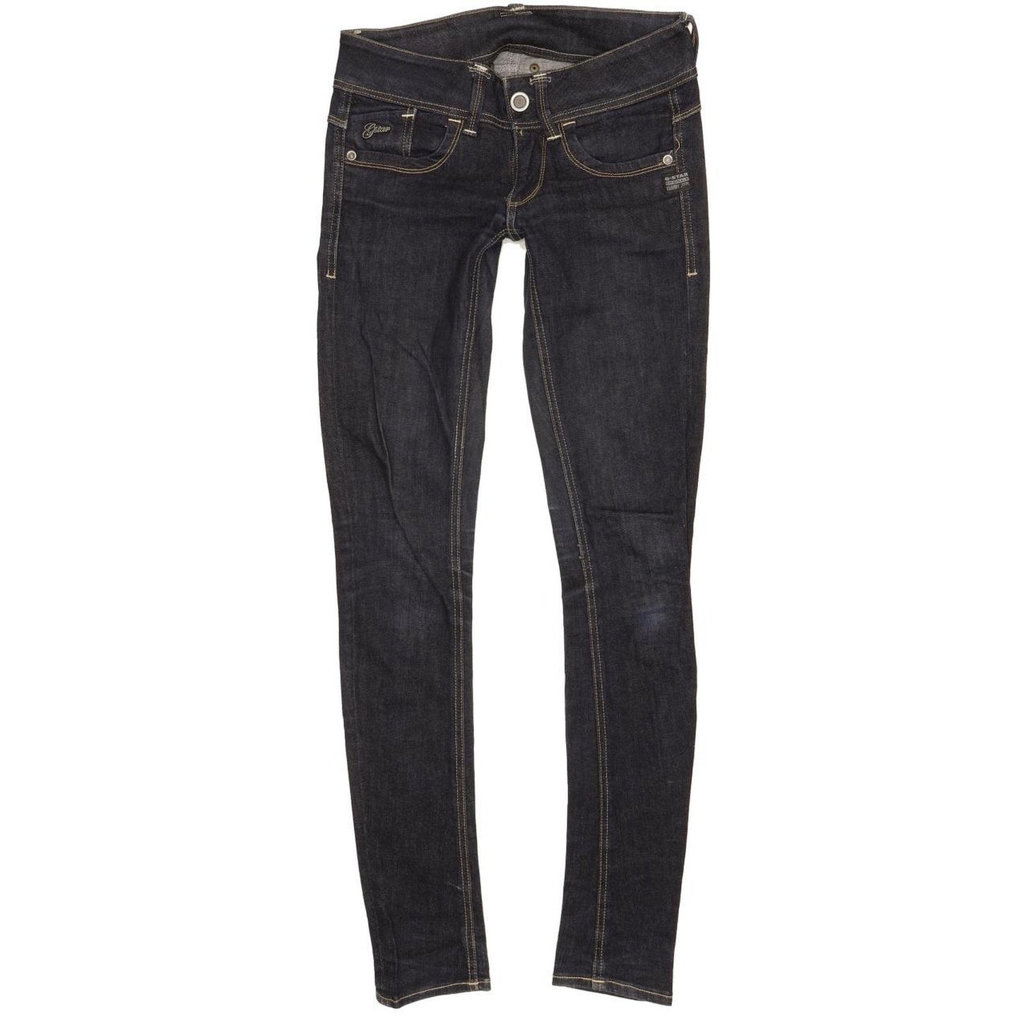 G-Star Lynn Women Navy Skinny Slim Stretch Jeans W26 L31