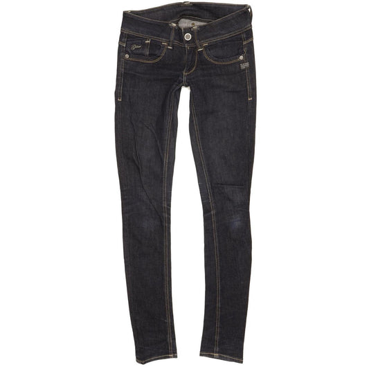 G-Star Lynn Women Navy Skinny Slim Stretch Jeans W26 L31