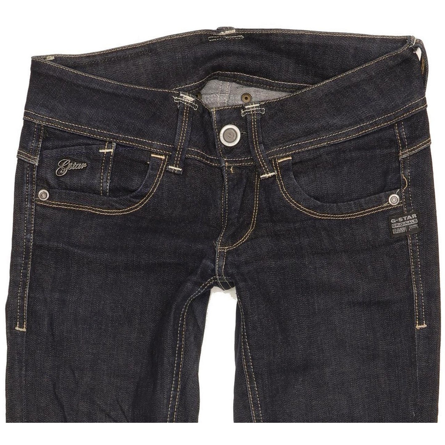 G-Star Lynn Women Navy Skinny Slim Stretch Jeans W26 L31