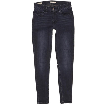Levi's 710 Super Women Navy Skinny Slim Stretch Jeans W30 L30