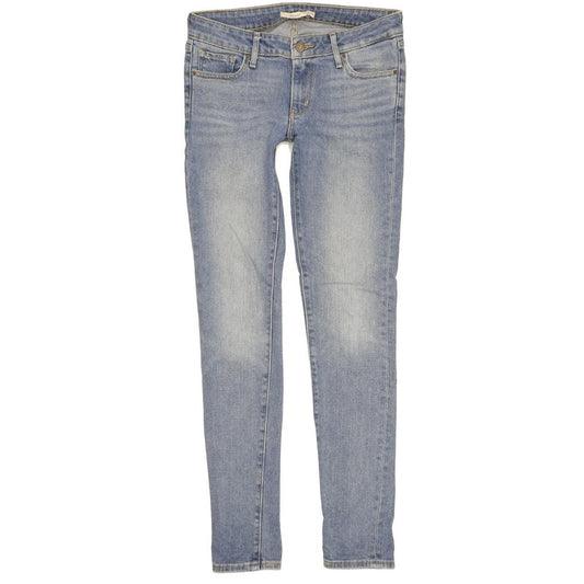 Levi's 711 Women Blue Skinny Slim Stretch Jeans W26 L32