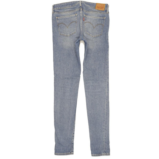 Levi's 711 Women Blue Skinny Slim Stretch Jeans W26 L32