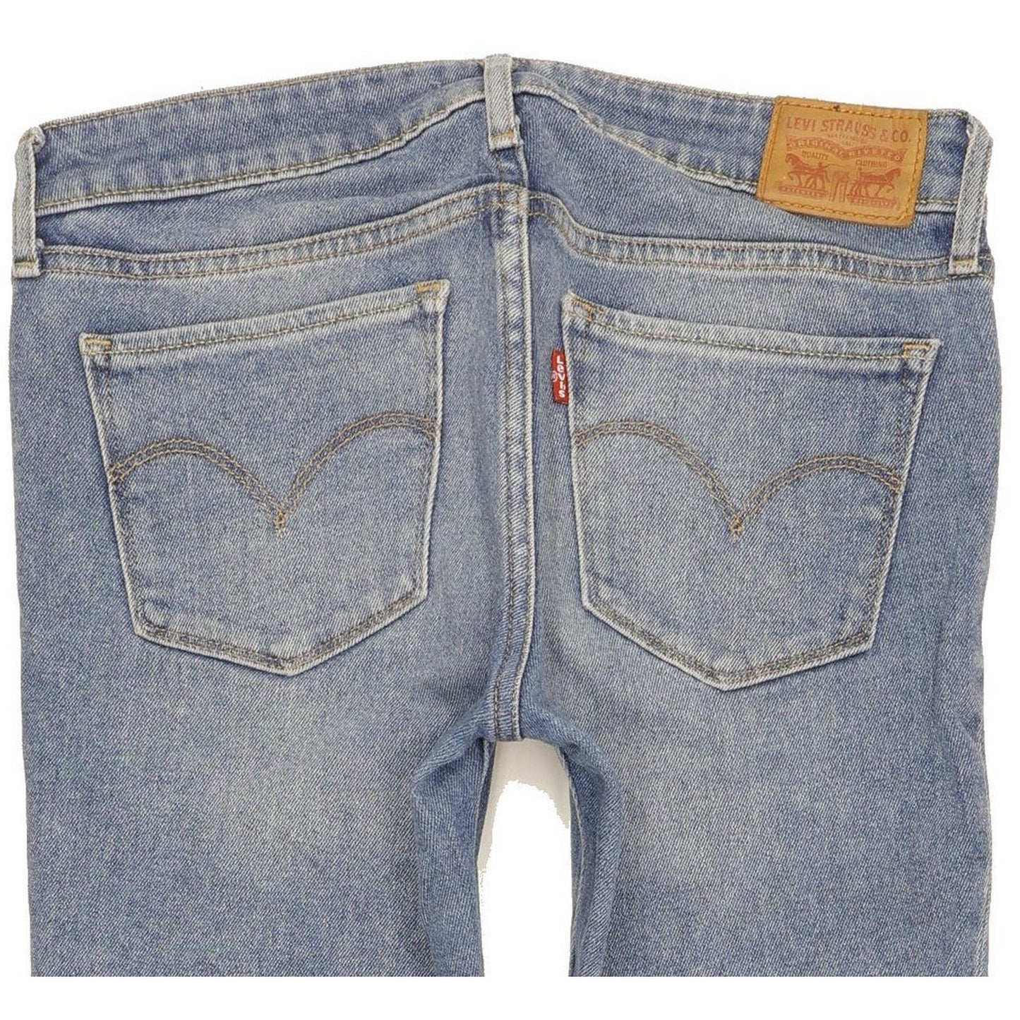 Levi's 711 Women Blue Skinny Slim Stretch Jeans W26 L32