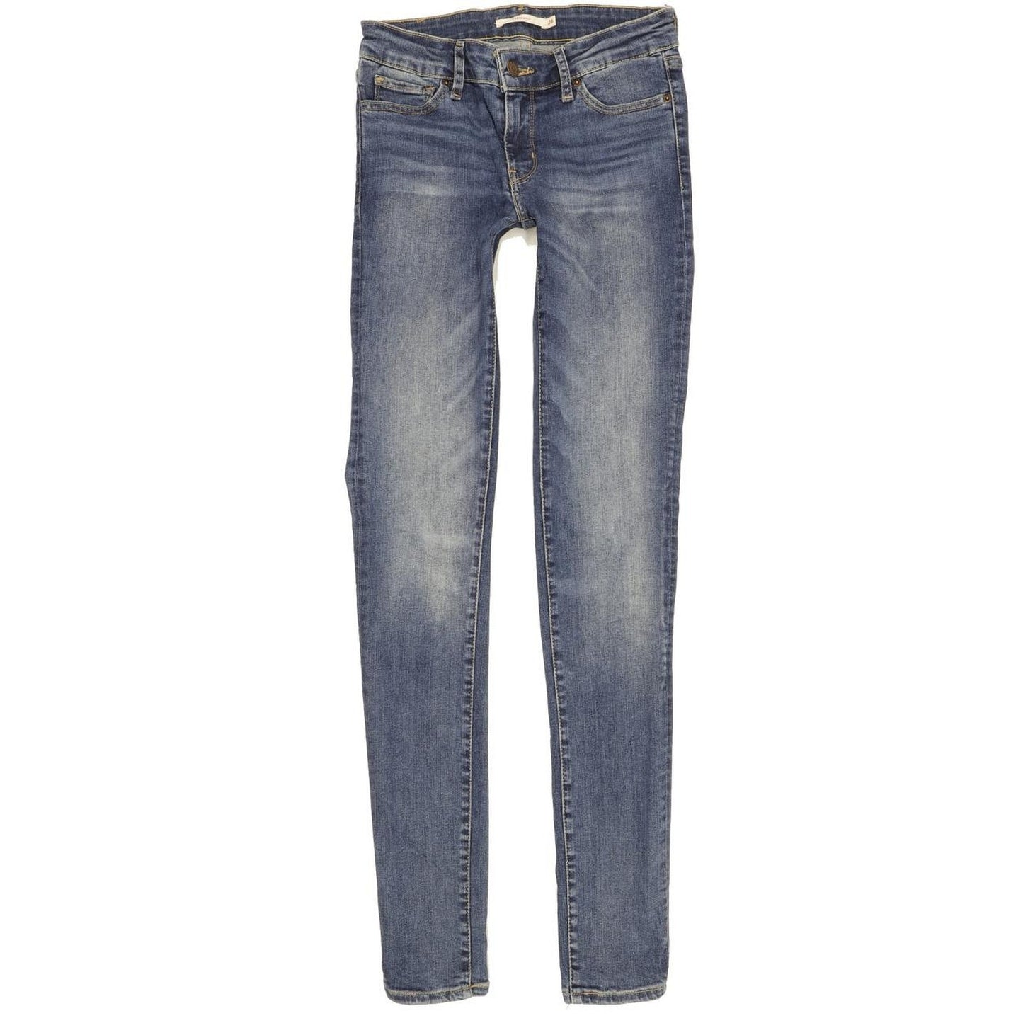 Levi's 711 Women Blue Skinny Slim Stretch Jeans W26 L32