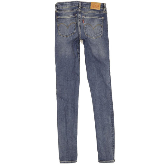 Levi's 711 Women Blue Skinny Slim Stretch Jeans W26 L32