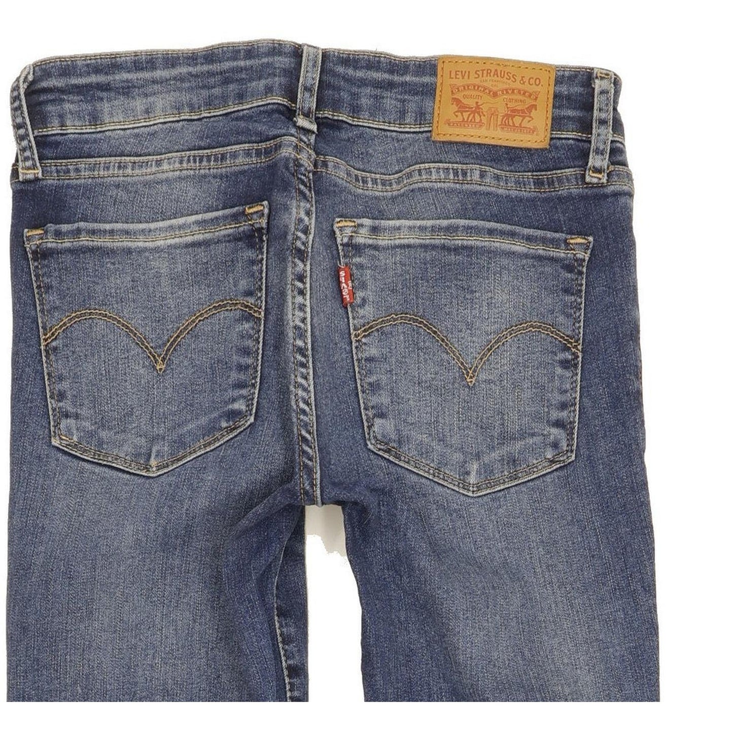 Levi's 711 Women Blue Skinny Slim Stretch Jeans W26 L32