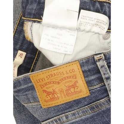 Levi's 711 Women Blue Skinny Slim Stretch Jeans W26 L32