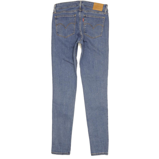 Levi's 711 Women Blue Skinny Slim Stretch Jeans W26 L30