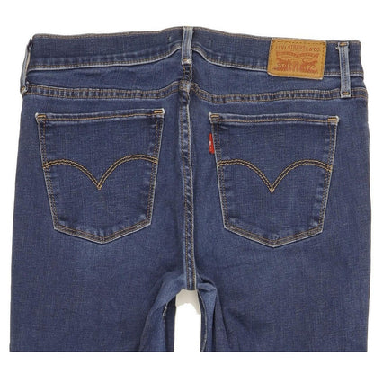 Levi's 710 Super Women Blue Skinny Slim Stretch Jeans W30 L30