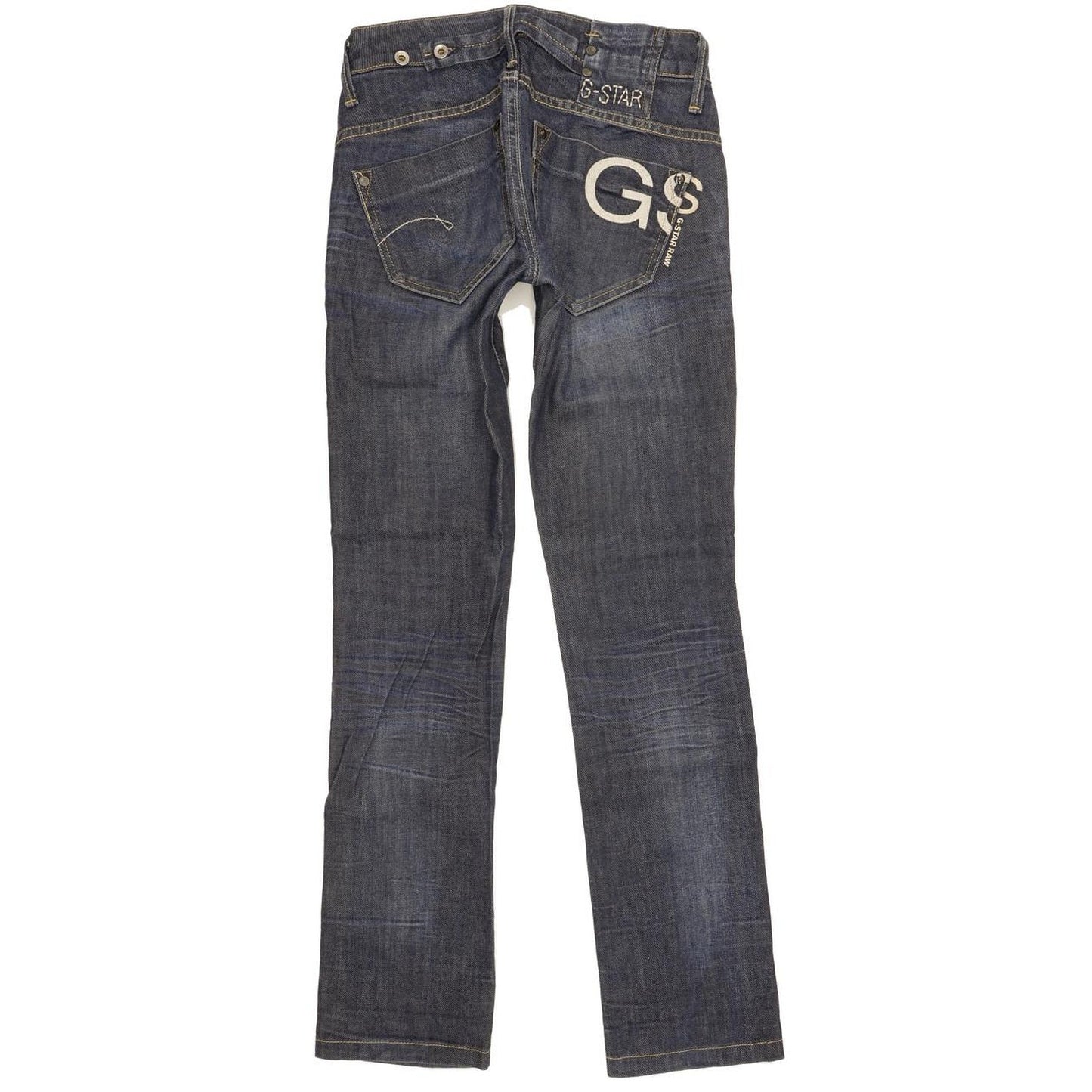 G-Star Midge Women Blue Straight Slim Stretch Jeans W26 L31