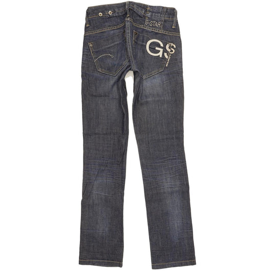 G-Star Midge Women Blue Straight Slim Stretch Jeans W26 L31