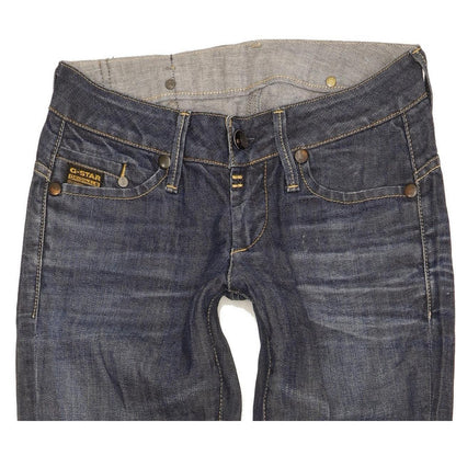 G-Star Midge Women Blue Straight Slim Stretch Jeans W26 L31