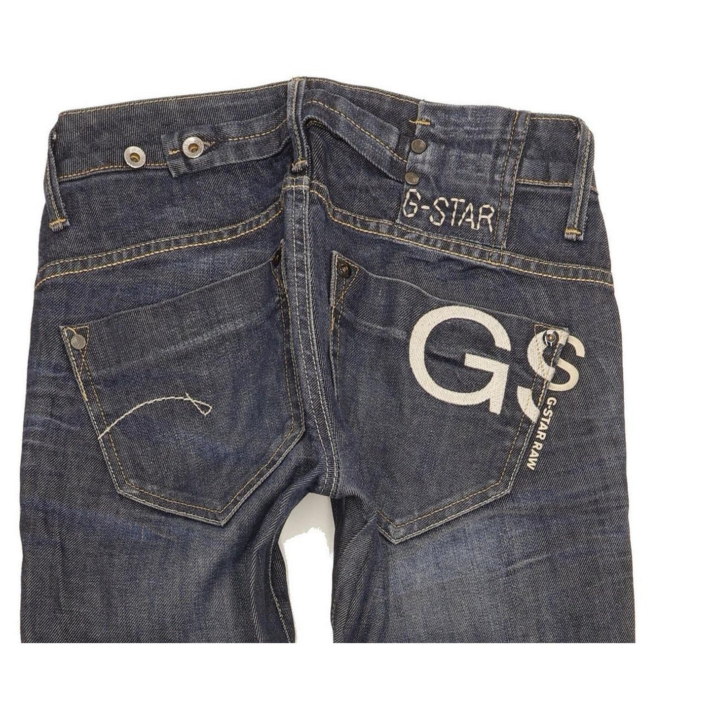 G-Star Midge Women Blue Straight Slim Stretch Jeans W26 L31
