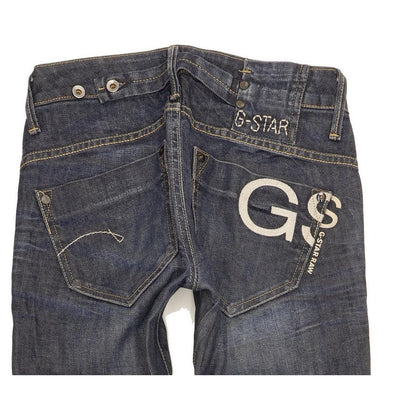 G-Star Midge Women Blue Straight Slim Stretch Jeans W26 L31