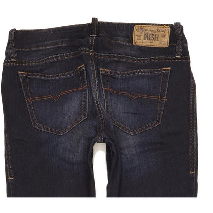 Diesel Grupee 06018 Women Navy Skinny Slim Stretch Jeans W25 L30